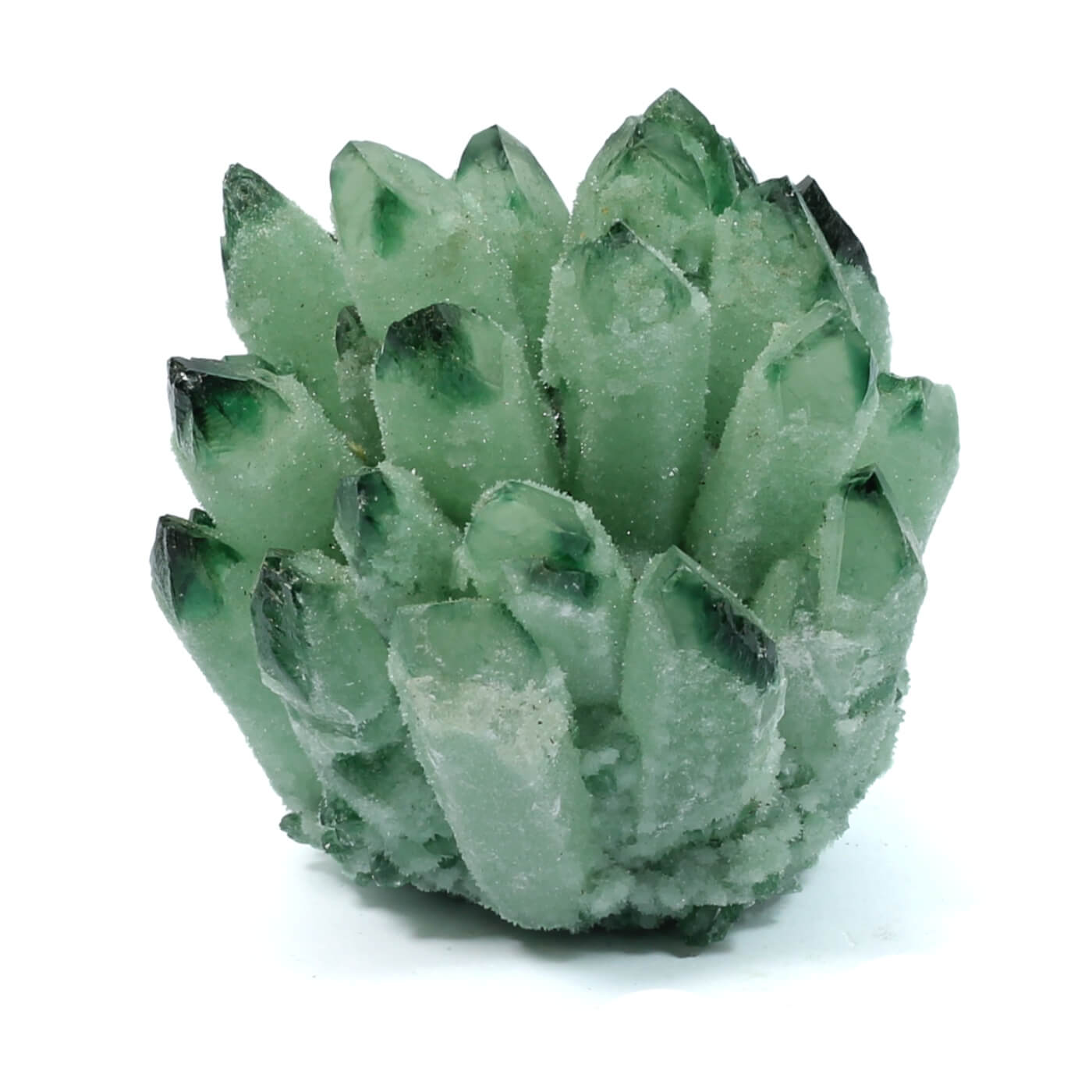 Green Phantom Quartz Cluster (392g)