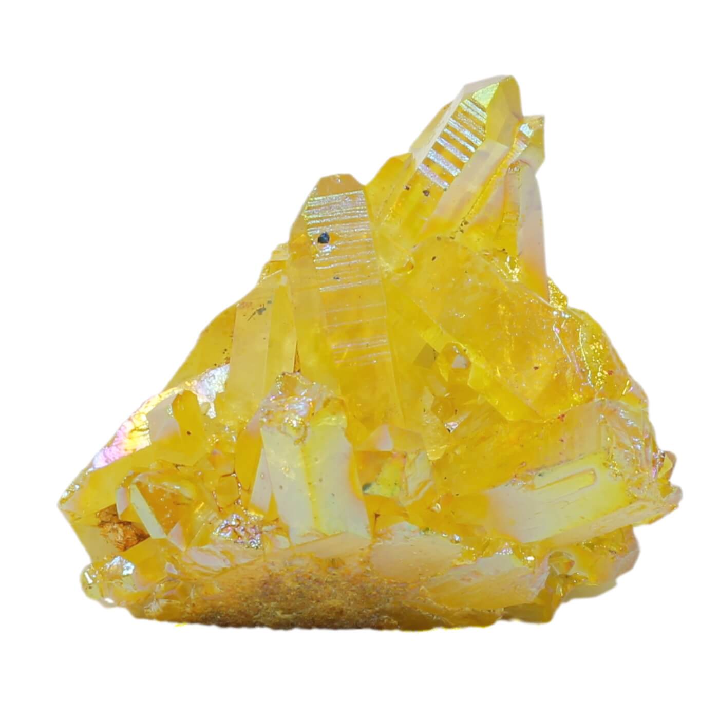 Yellow Aura Quartz Cluster (476g)