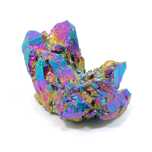 Titanium Aura Quartz Cluster (407g)