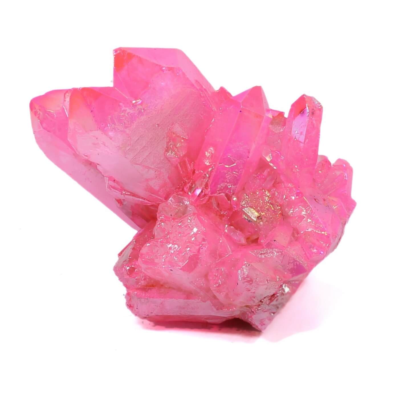 Pink Aura Quartz Cluster (477g)