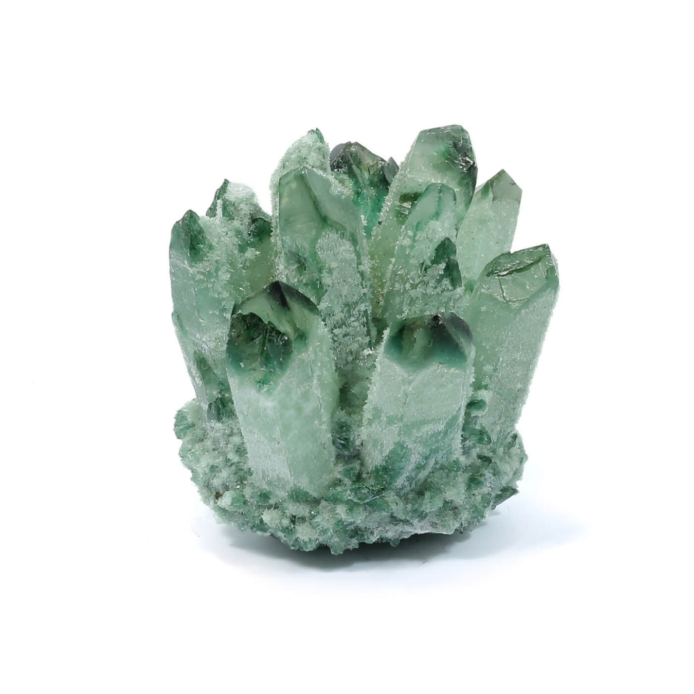 Green Phantom Quartz Cluster (356g)