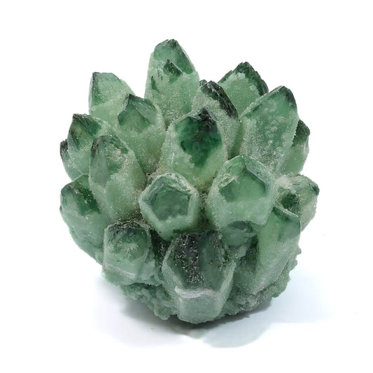 Green Phantom Quartz Cluster (527g)