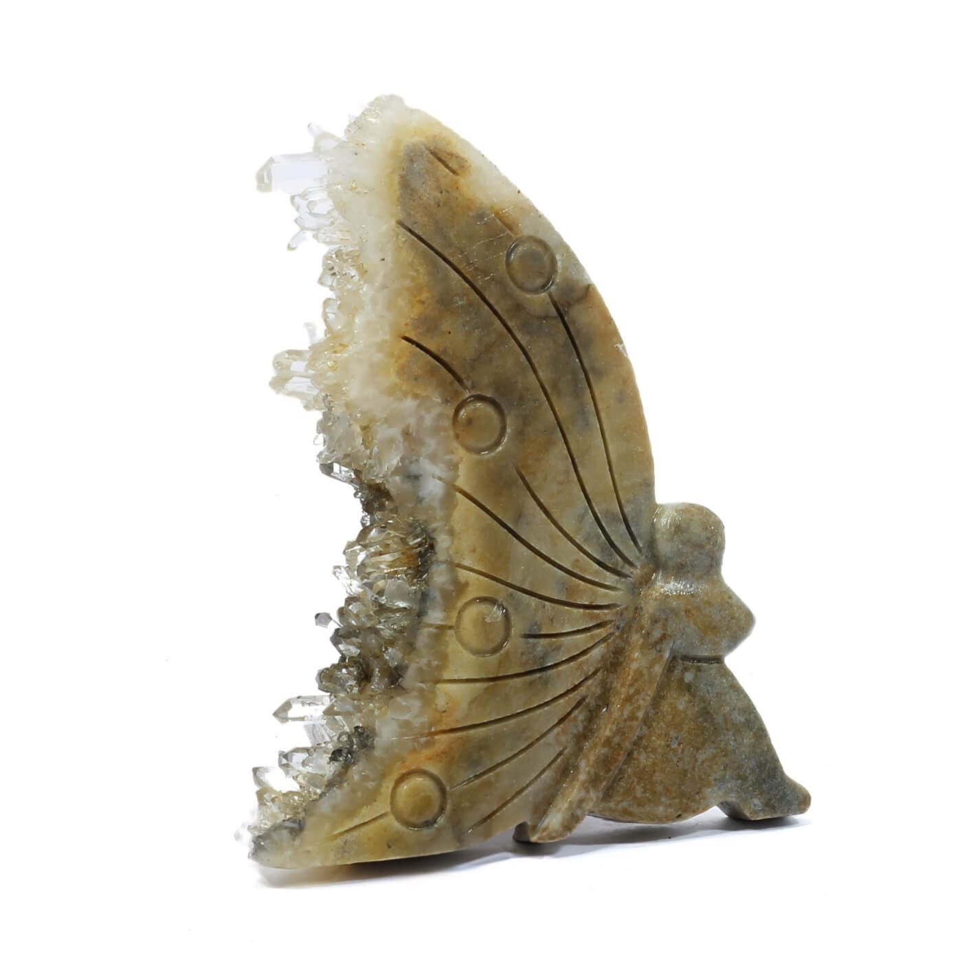 Clear Quartz Butterfly Cluster (135g)