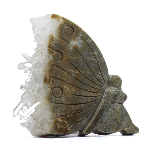Clear Quartz Butterfly Cluster (132g)