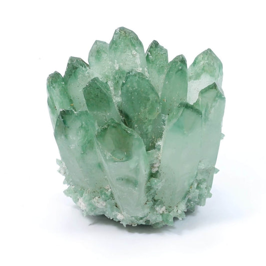 Green Phantom Quartz Cluster (387g)