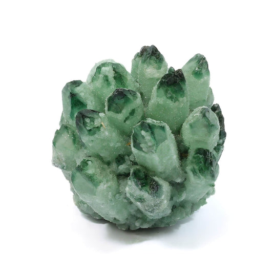 Green Phantom Quartz Cluster (495g)