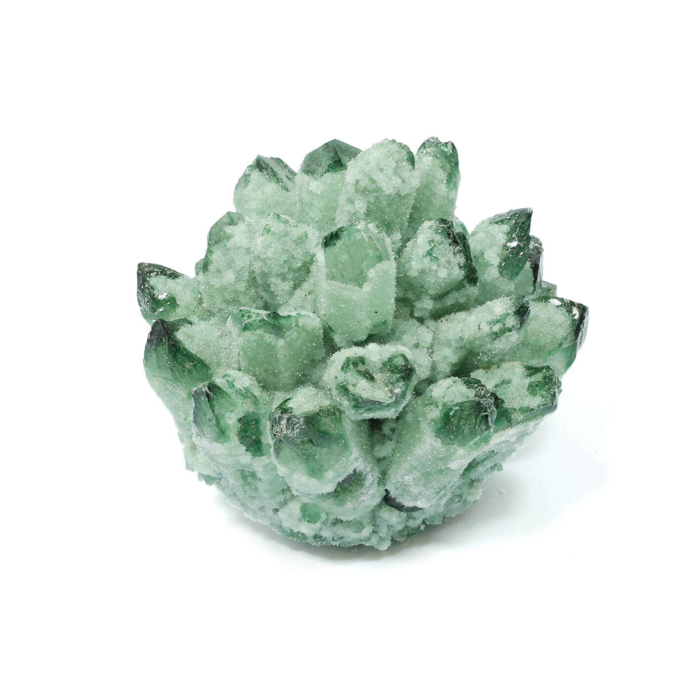 Green Phantom Quartz Cluster (413g)