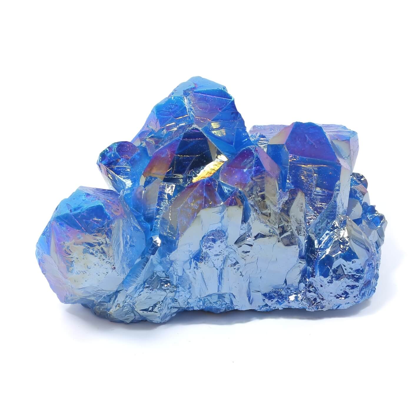 Blue Aura Quartz Cluster (546g)