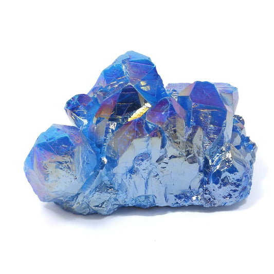 Blue Aura Quartz Cluster (546g)