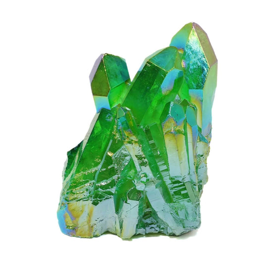 Green Aura Quartz Cluster (486g)