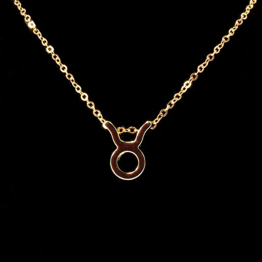 Taurus Zodiac Gold Necklace