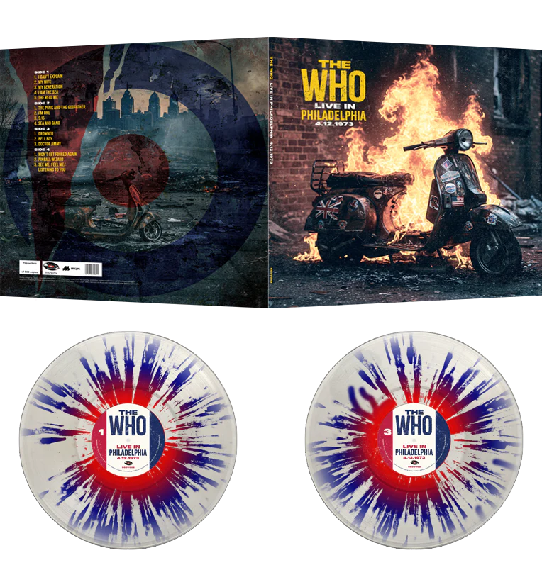 The Who – Live in Philadelphia, 4 December 1973 (Limited Edition Double-LP on Splatter Vinyl)