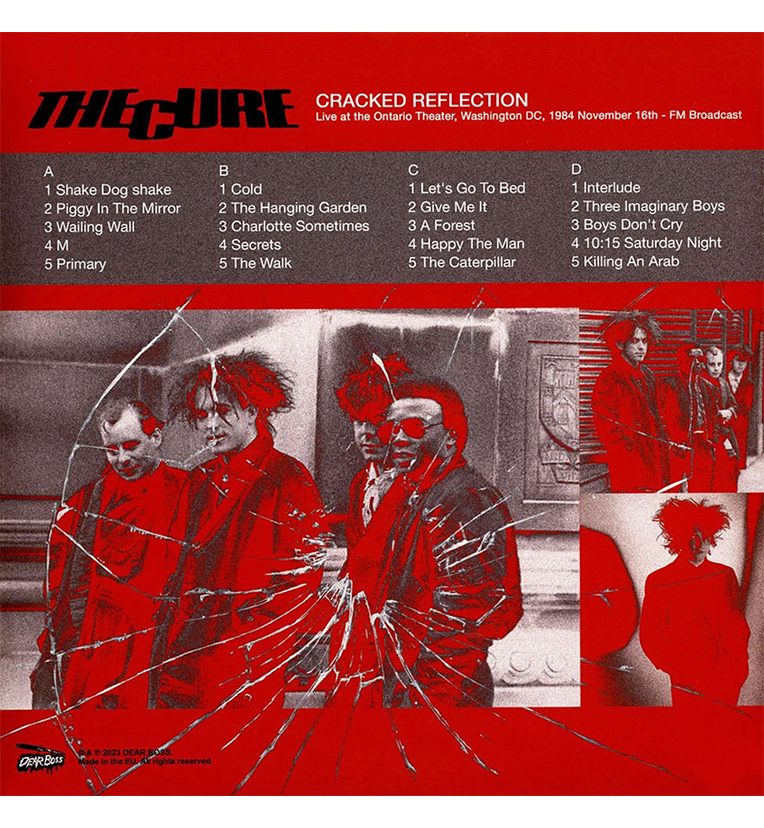 The Cure – Cracked Reflection: Live in Washington, D.C., 1984 (Limited Edition Double-LP on Transparent Teal Vinyl)