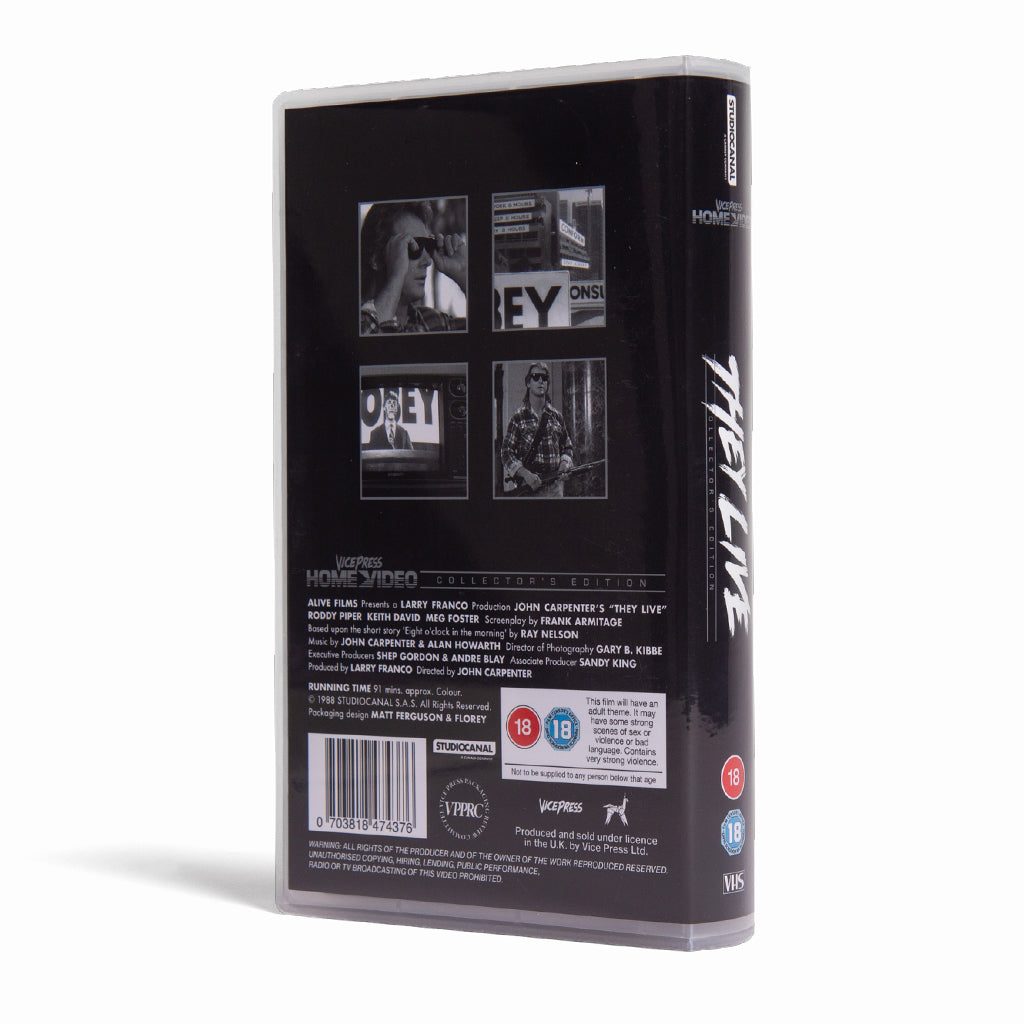 They Live - Collector's Edition VHS