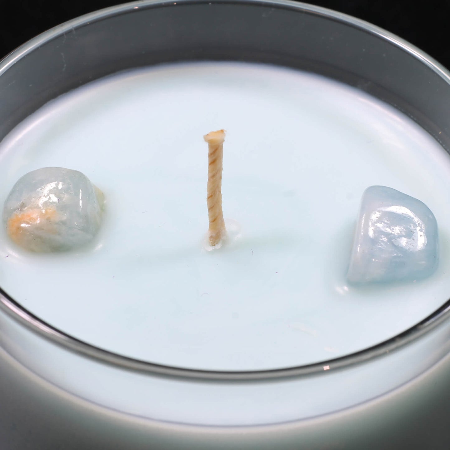 Throat Chakra - Crystal Infused Scented Candle