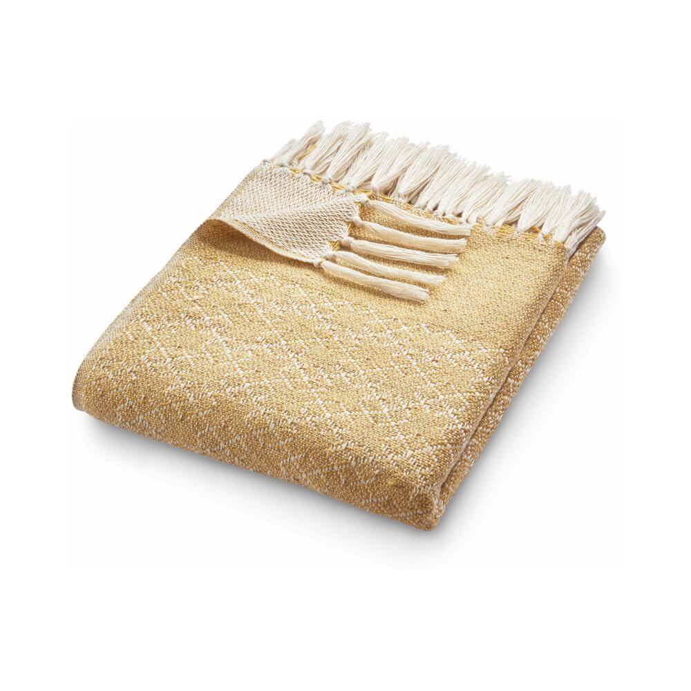 Trellis Design Woven Throw