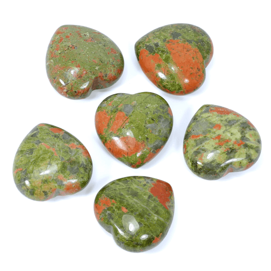 Unakite Mini Heart