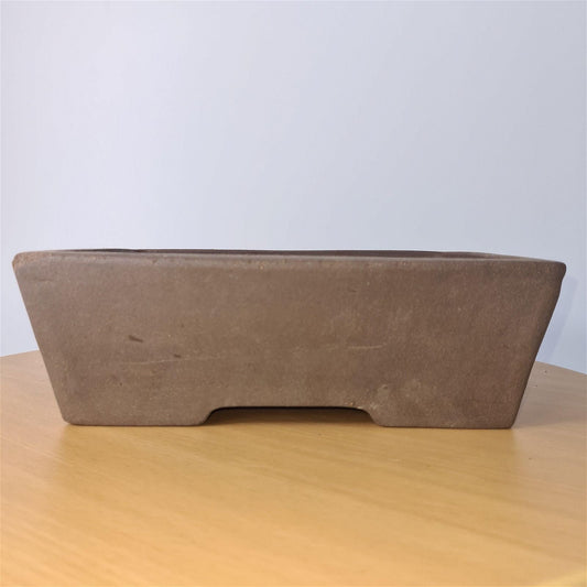 Unglazed Bonsai Pot Rectangle | 26cm x 19cm x 7cm | YB1132