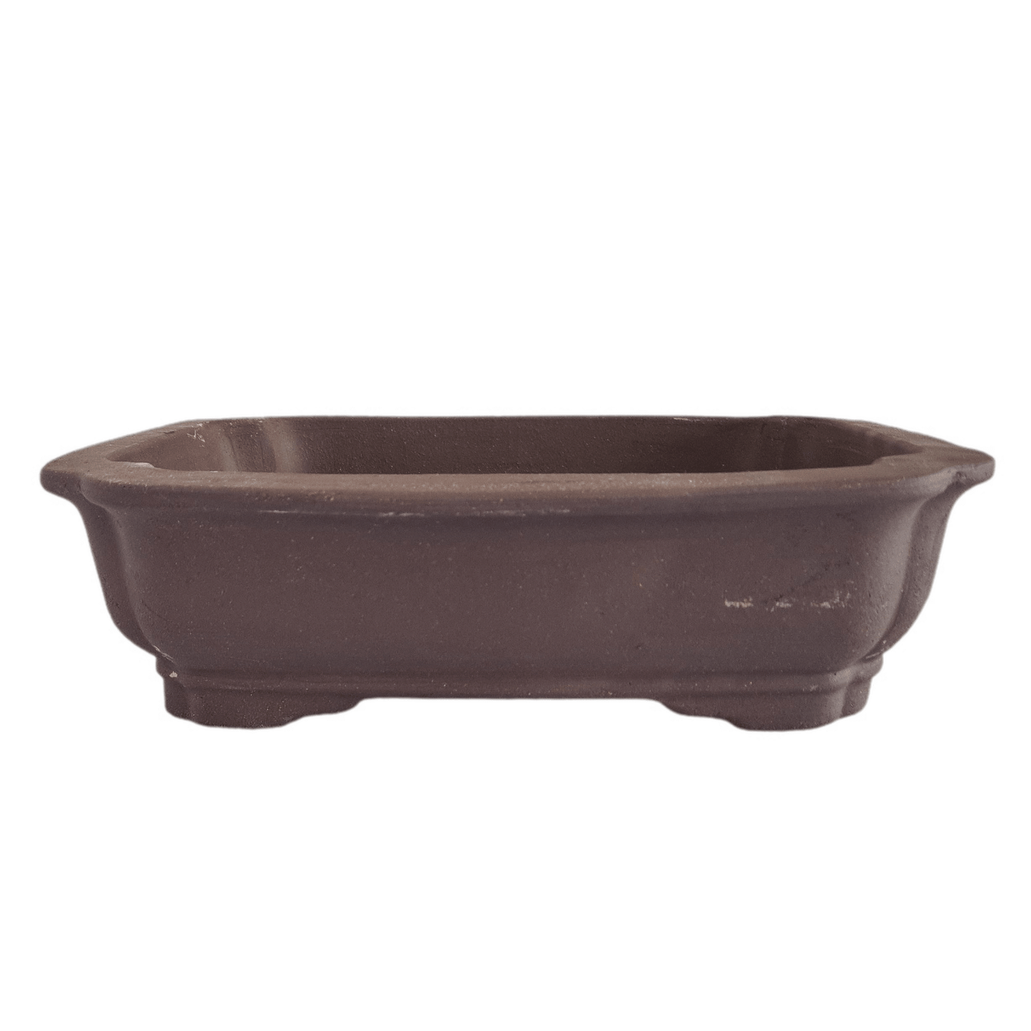 Unglazed Bonsai Pot Rectangle | 26cm x 20cm x 6cm | YB1127