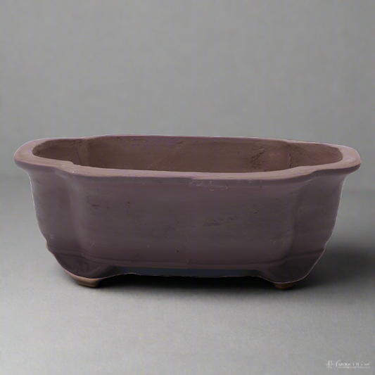 Unglazed Bonsai Pot Rectangle | 26cm x 21cm x 7cm | YB1128