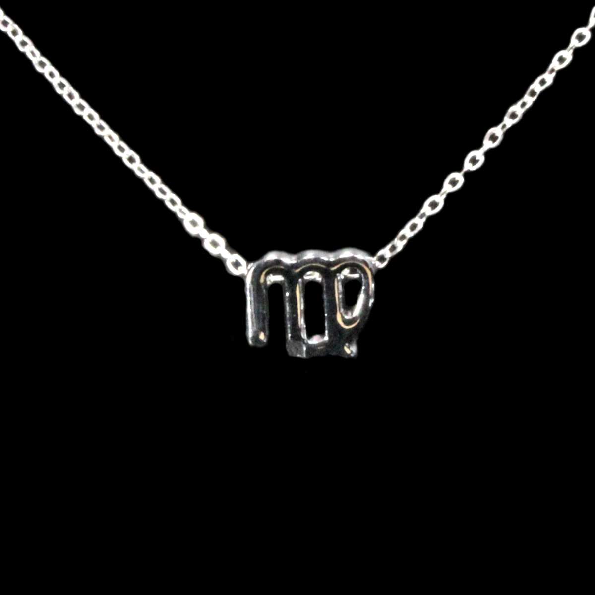 Virgo Zodiac Silver Necklace