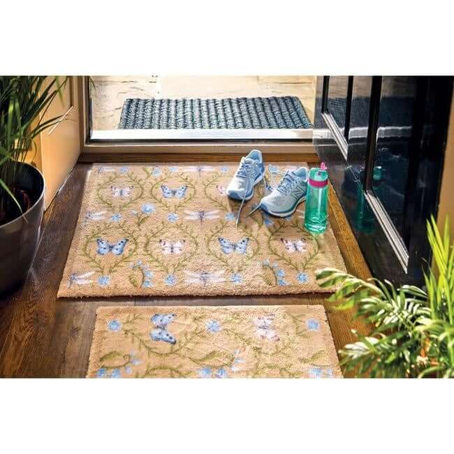 Eco-Friendly Washable Floral Mat