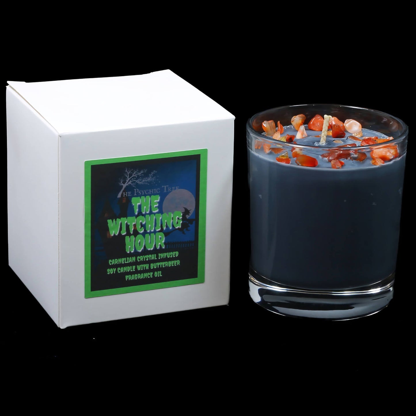 The Witching Hour - Crystal Infused Scented Candle