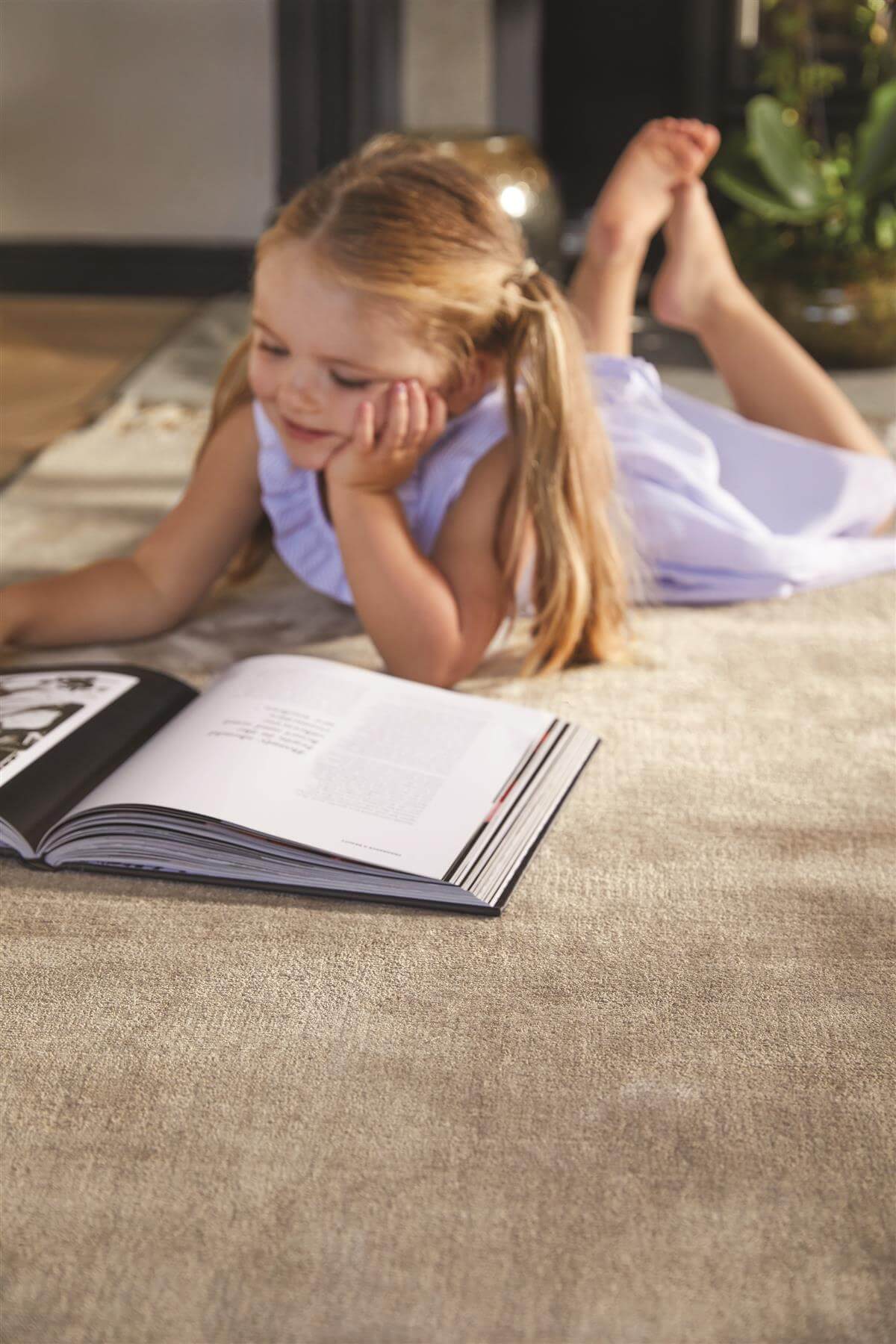 Karma Mink Solid Luxury Viscose Rug