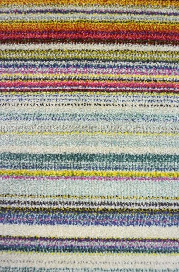 Villa Multicolour Striped Rug