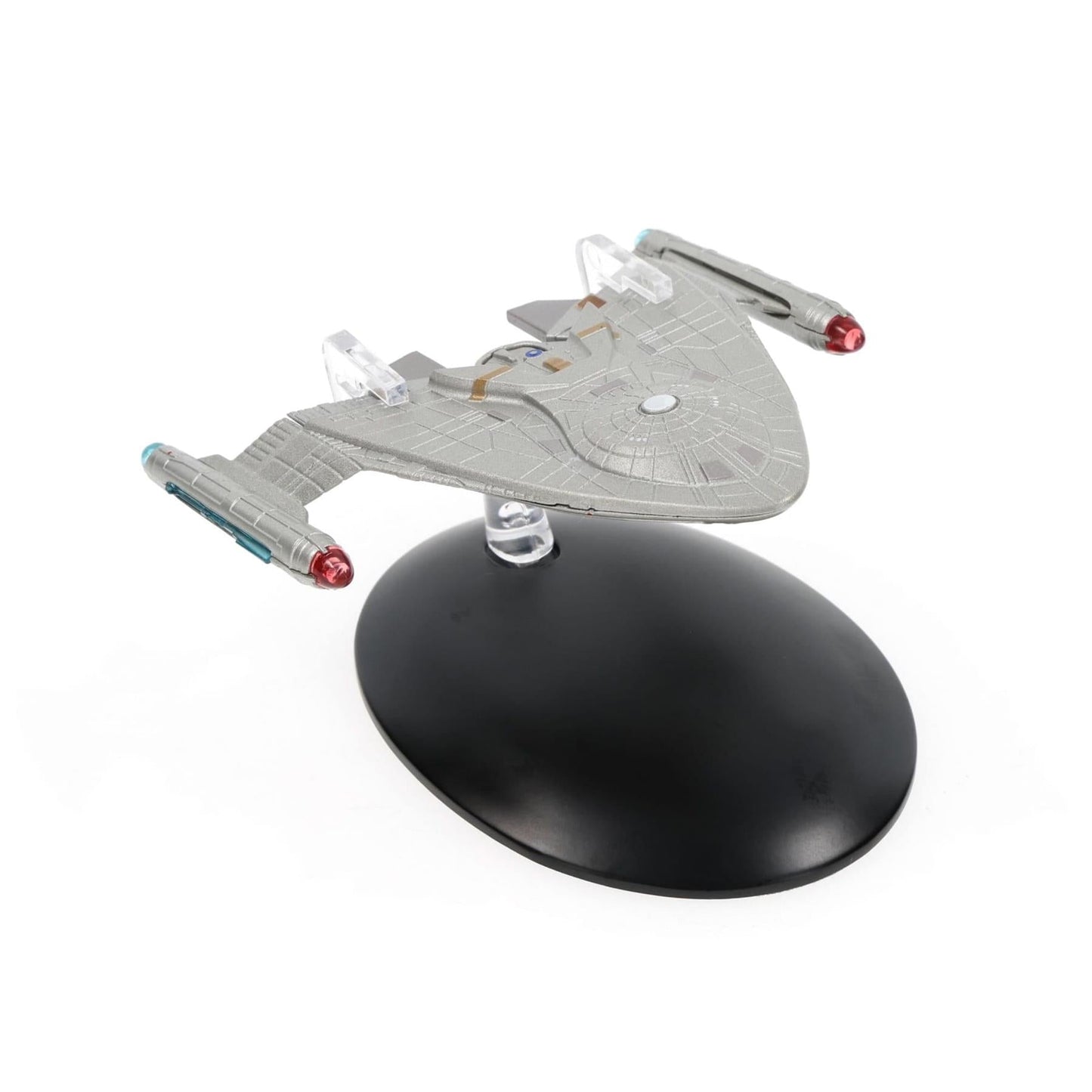 #82 United Earth Starfleet Warp Delta Model Diecast Ship Window Box (Eaglemoss / Star Trek)