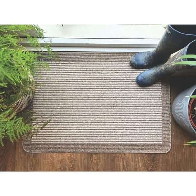 Washable Mat and Runners Stripe Design
