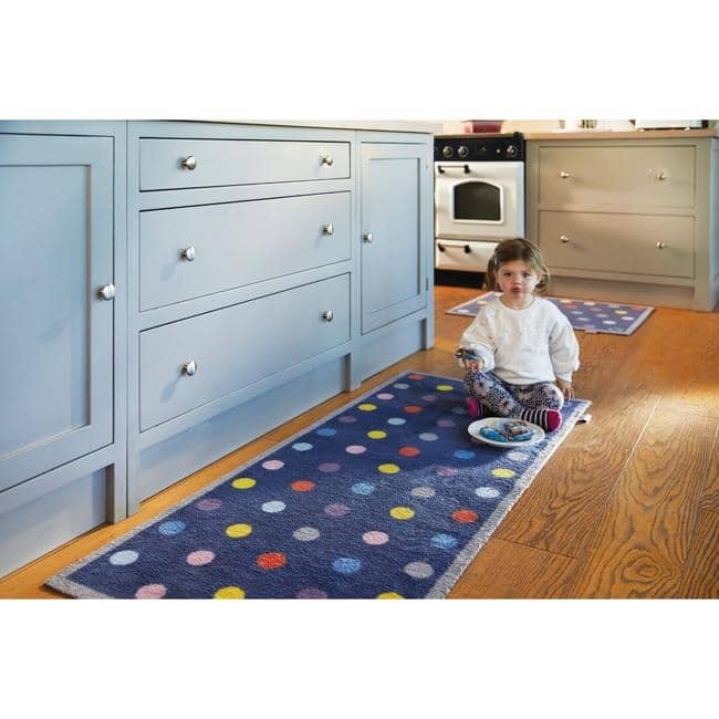 Eco-Friendly Washable Dots Mat and Runner