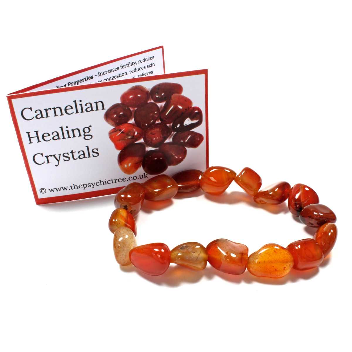 Carnelian Tumblestone Bracelet