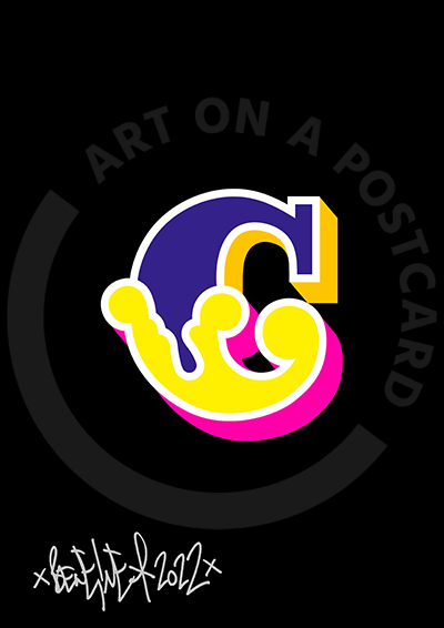 Ben Eine - Circus Font Letters, Hand-signed