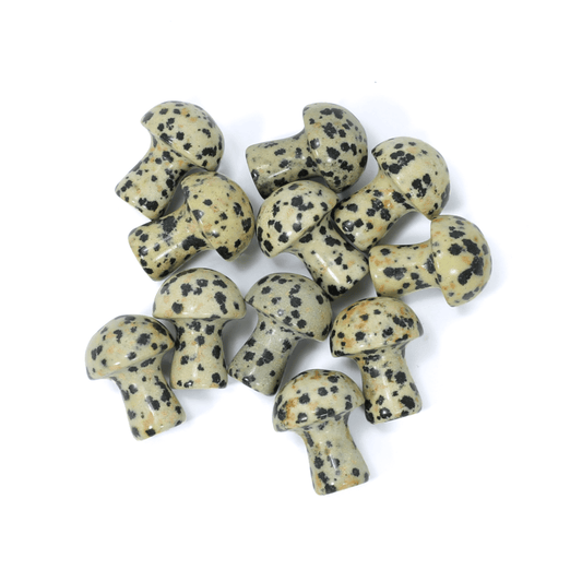 Healing Mini Mushroom Crystal - Dalmation Jasper