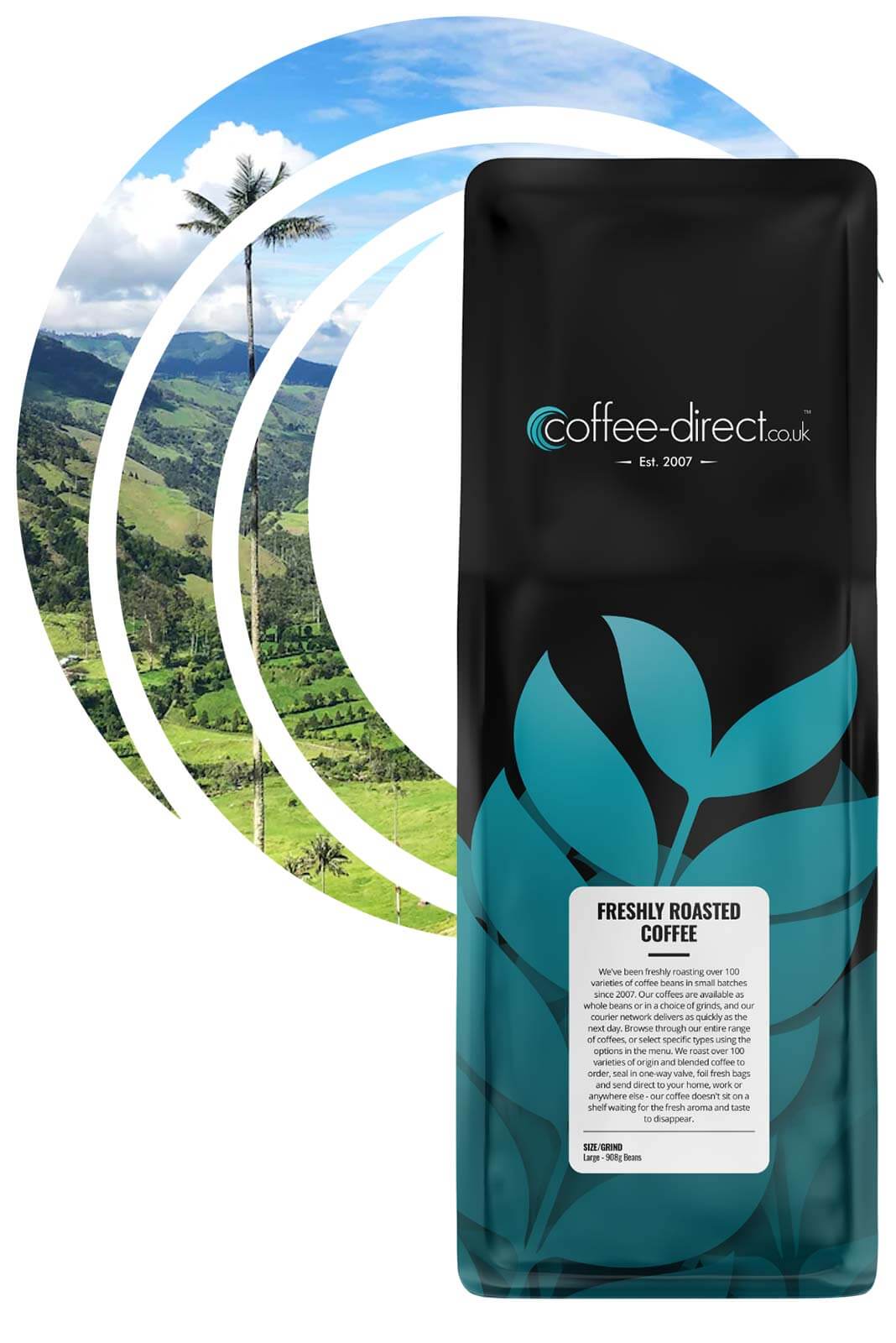 Buy Dark Decaffeinated Colombian Coffee Online - Fast Nationwide Delivery