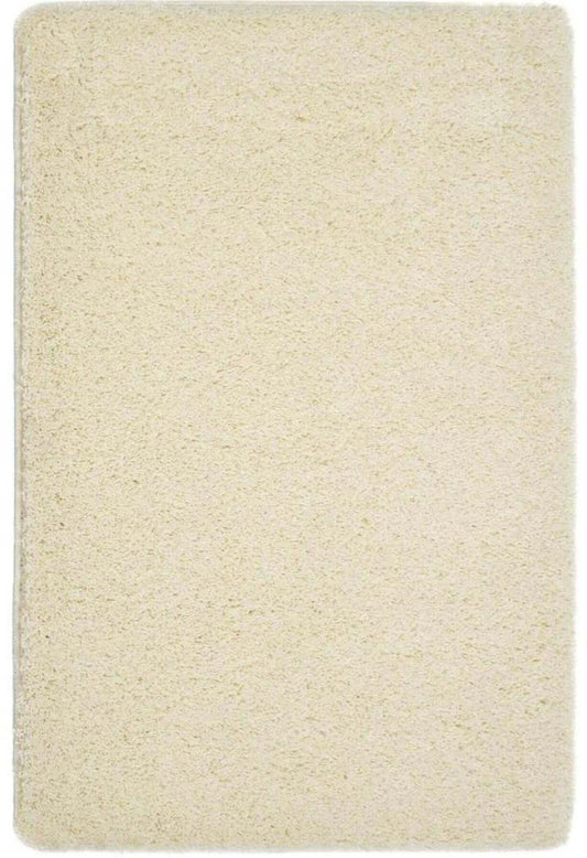 Washable Ghost Ivory Shaggy Rug