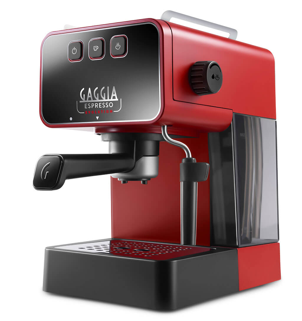 Buy Gaggia Espresso Evolution Red Coffee Machine Online - Fast Nationwide Delivery