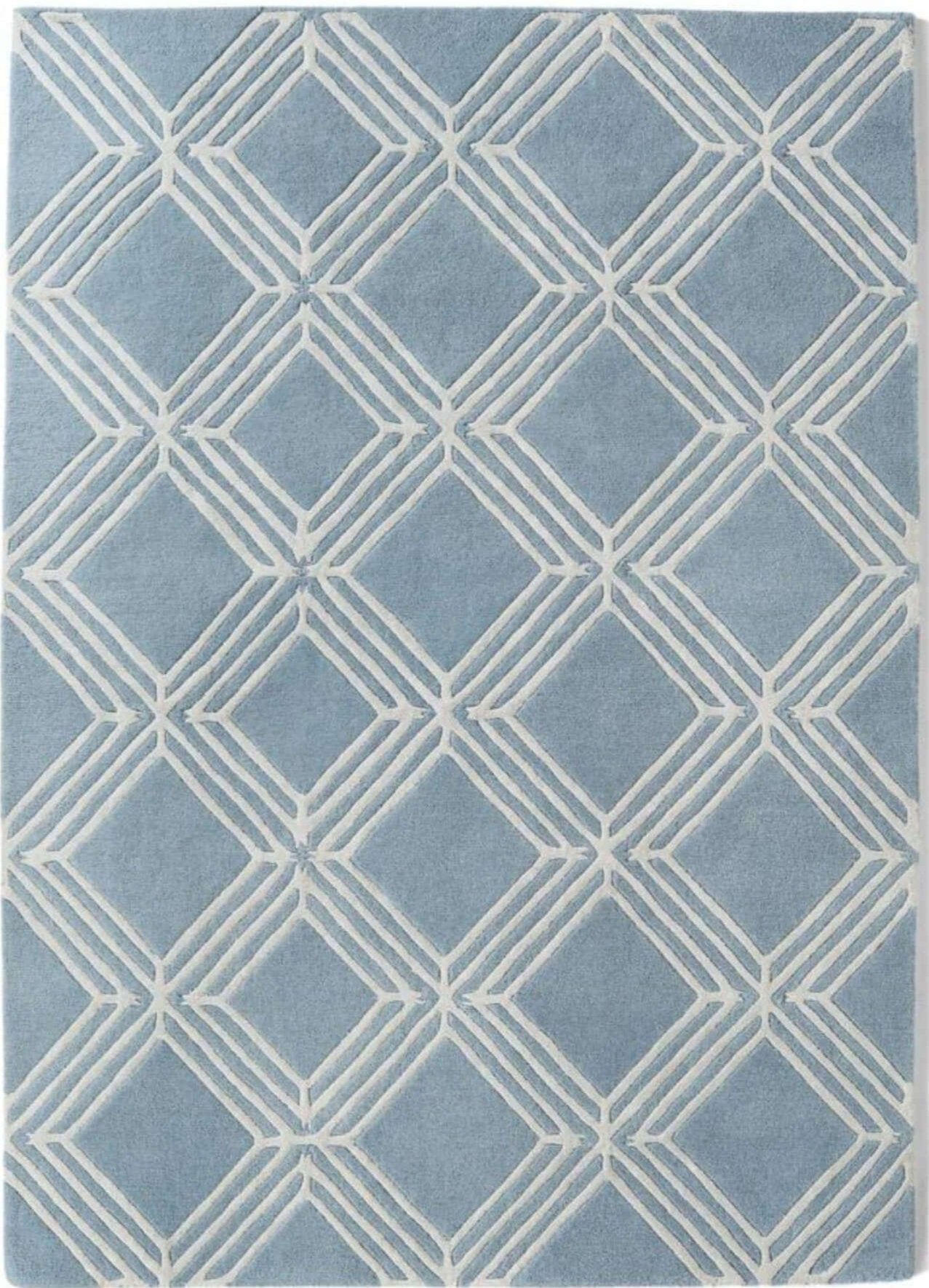 Vienna Blue Geometric Rug