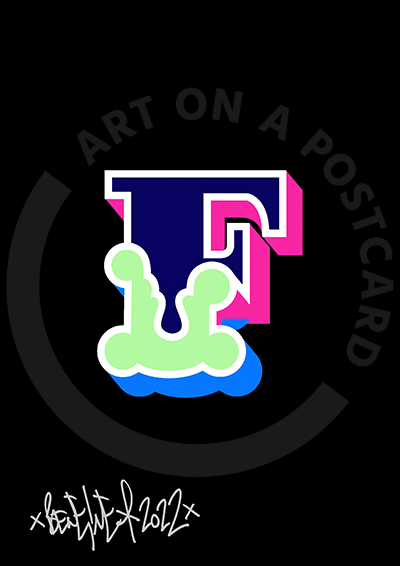 Ben Eine - Circus Font Letters, Hand-signed