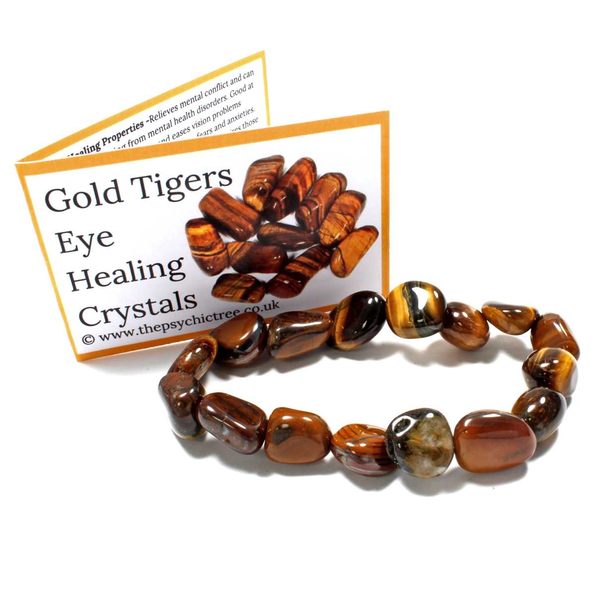 Gold Tiger's Eye Tumblestone Bracelet