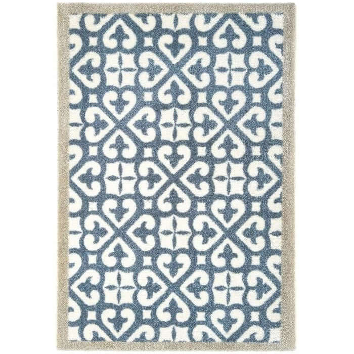 Abstract Washable Mat and Runner