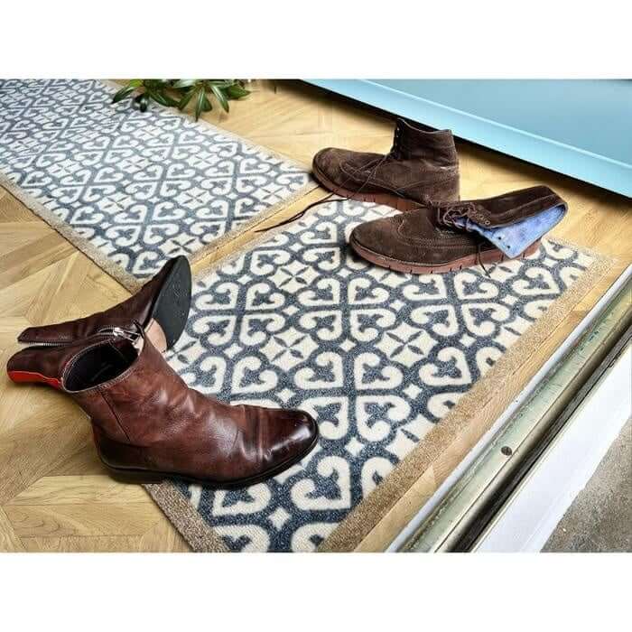 Abstract Washable Mat and Runner