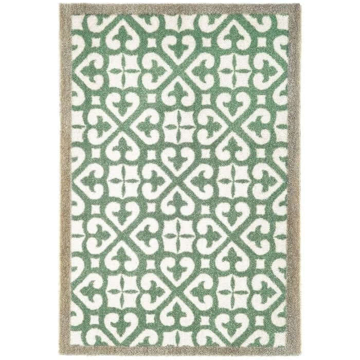 Abstract Washable Mat and Runner