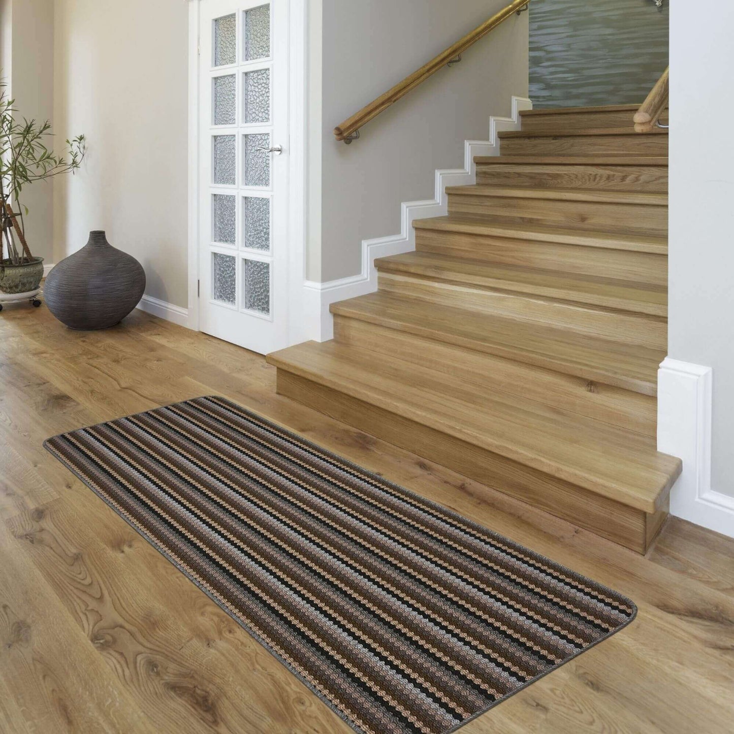 Washable Multicolour Stripe Mats| 111