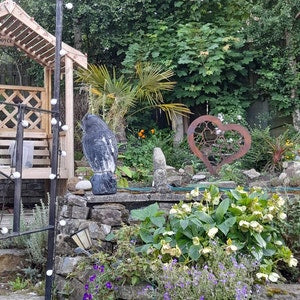 Large Rusty Metal Decorative Heart Garden Decoration