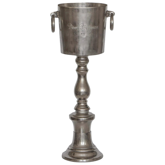 Dom Perignon ~ Solid Cast Engraved Champagne Large Standing Ice Bucket | Wine Cooler Bath