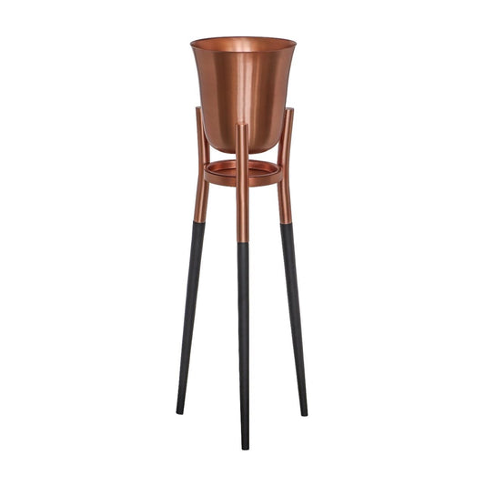 Rocket Champagne & Wine Cooler Brushed Copper ~ Floor Standing Ice Bucket