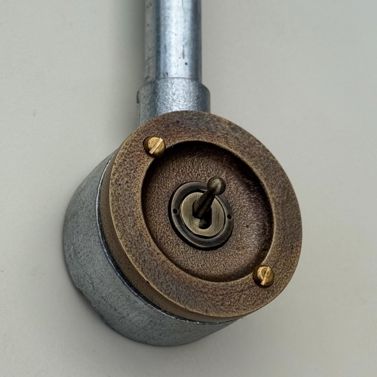 Single Gang Bronze Conduit Metal Light Switch Industrial 2 Way