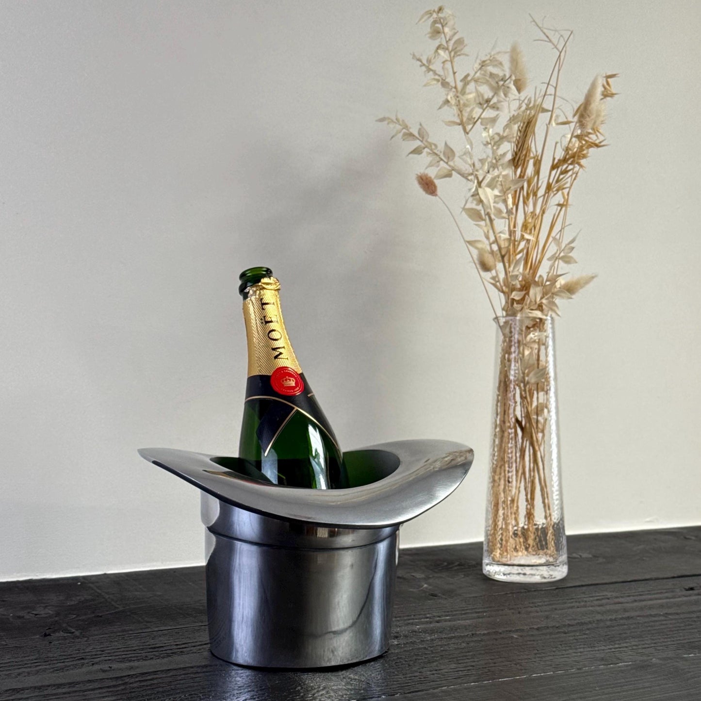 Top Hat ~ Solid Cast Champagne Ice Bucket - Wine Cooler